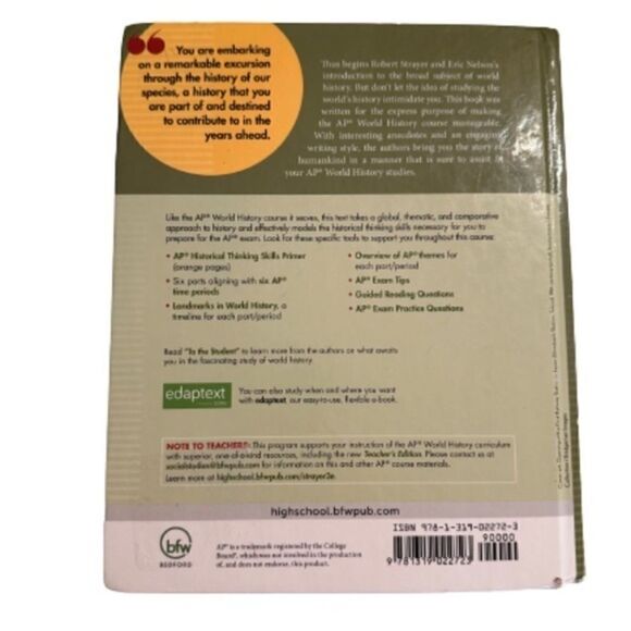 Ways of the World is ideal textbook for your redesigned AP world history. - Picture 2 of 4